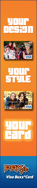 PAYjr Visa Buxx Prepaid Card for Teens 